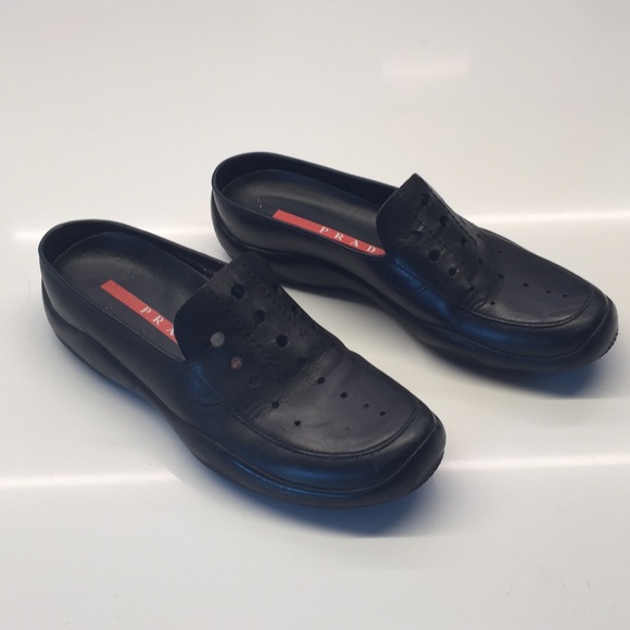 Authentic Prada leather mules! Size 36.5 - Picture 4 of 5